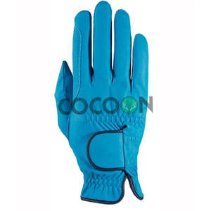 Gants d'équitation noirs et rouges de haute qualité, respirants, pour sports de plein air, mitaines de dressage, équipement d'équitation personnalisé avec logo - Product Image 6