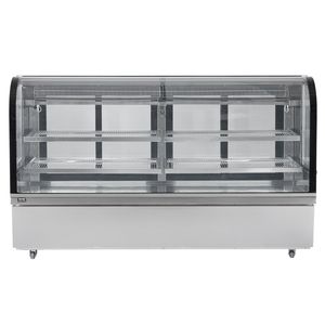 Vitrina Refrigerada Comercial Grande de 32 Pies Cúbicos/901L con Iluminación LED, Exhibidor de Pastelería de 4 Niveles para Panadería y Supermercado - Product Image 1