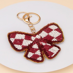 Cute <b>Woven</b> <b>Leather</b> Carabiner Keychain Handmade Eco-Friendly Gift <b>Bag</b> Charm Artisan Fashion Accessory - Product Image 4