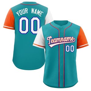Club Uniform Baseball Shirt Microfiber Polyester Color Block Custom Artwork Lightweight <b>Vinyl</b> Printing Premium Sports Identity - Product Image 2