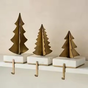 Premium Metal <b>Stocking</b> Hanger <b>Christmas</b> Decor Piece for Winter Home Collection - Product Image 5