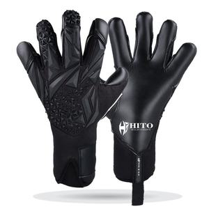 Guantes de Portero Personalizados de Nueva Llegada, Palma Delantera de Látex Alemán de 4 mm, Dorso de Goma Inyectada, Corte Híbrido, Protección para Dedos y Pulgar - Product Image 1