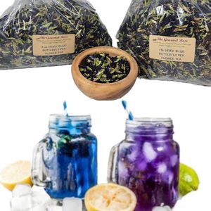 Vietnam dried butterfly pea flowers natural blue ingredient for beverage manufacturing tea processing bulk supply direct use - Product Image 1