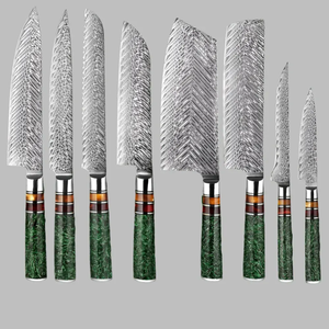 Ensemble de couteaux de chef professionnels LEGACY BLADES en acier Damas VG10, ensemble de couteaux de cuisine japonais, ensemble de couteaux de chef professionnels pour restaurant - Product Image 1