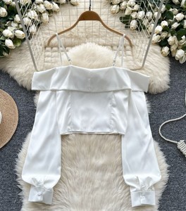 Robe chemise décontractée mi-longue vintage coréenne pour femme, à manches longues, col à nœud, dentelle et volants, taille naturelle, couleur unie - Product Image 3