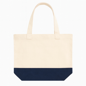 Bolsa de Compras de Lona de Algodón Orgánico Ecológica para Mujer, de Alta Densidad, con Cierre de Cremallera, Personalizable con Letras Grandes - Product Image 3