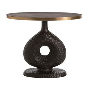 Tables basses et tables d'appoint de luxe en métal, double teinte noir et or, aspect magnifique, qualité excellente, pour la maison et l'hôtel - Product Image 6