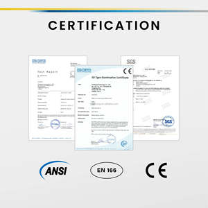 CE certified fully sealed frame lightweight protective goggles for laboratory operations - Product Image 4