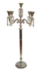 Candélabre de coulée de conception Simple polonais brillant en métal de qualité supérieure pour la maison hôtel restaurant et décoration de fête candélabre 5 Lite - Product Image 4