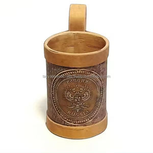 Tazas de cerámica de madera maciza Natural hechas a mano clásicas para té, cerveza, vino, leche, café y bebidas calientes, decoración del hogar de lujo - Product Image 1