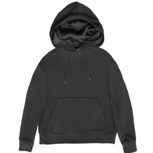 Sudadera con capucha para hombre 2026 al por mayor, estilo personalizado con logo, forro de satén de seda grueso, 100% algodón transpirable de secado rápido para invierno - Product Image 3