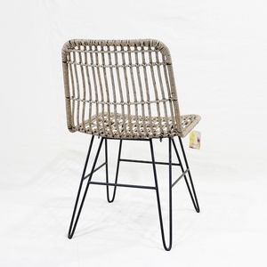Modern Style Aluminum Frame PE Rattan Durable Stackable Outdoor Dining Chair for Living Room Hotel Restaurant Kitchen Villa - Product Image 3