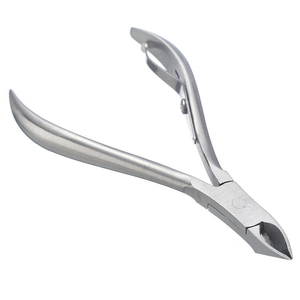 Coupe-ongles en acier inoxydable 12,5 mm, lame biseautée incurvée, pointe fine, coupe-ongles professionnel, manucure de précision - Product Image 1