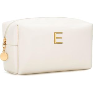 Borsa per il Trucco Personalizzata con Iniziali, Regalo per Damigelle, in Pelle PU Impermeabile, per Cosmetici e Articoli da Toilette da Viaggio - Product Image 1