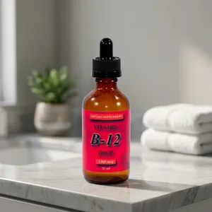 Gotas Líquidas Orales de Vitamina B12 OEM/ODM, 1000mcg/gota, Certificación ISO para Adultos, Mejora la Inmunidad, 24 Meses de Vida Útil, No Apto para Niños - Product Image 2