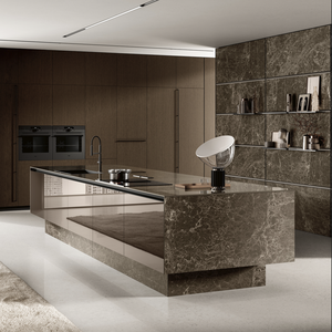 Ensemble d'armoires de cuisine en MDF personnalisées JY Project, charnières à fermeture douce, poignées, meubles, structure en MDF, usine au Vietnam - Product Image 4