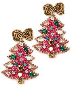 Pendientes y joyería para la oreja hechos a mano con cuentas de semillas de la mejor calidad, diseño floral de fantasía en azul y rosa, de la India. - Product Image 2