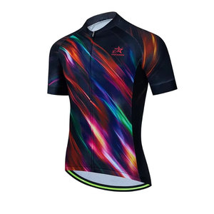 STAR RUNNING SPORTS Vente directe d'usine Maillot de cyclisme durable pour hommes Conception de logo personnalisée Séchage rapide Respirant Vente en gros OEM - Product Image 1