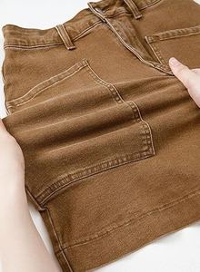 Best Selling Casual Wear Stylish Women's Mini Plus Size denim Washed Denim Jeans Skirts Fashionable Skirts For Women - Product Image 3