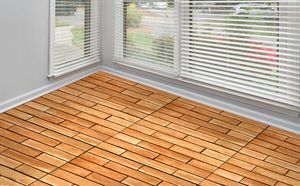 Estilo moderno 600*300mm DIY Decking Tiles 12mm de espesor para exterior Interior y exterior Home Garden Terrace Backyard Decor - Product Image 6