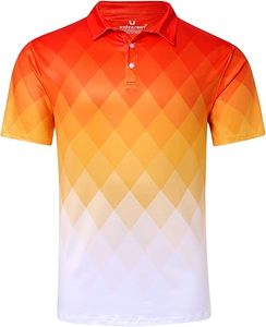 Vêtements de golf, polo à imprimé animal, respirant, séchage rapide, manches courtes, spandex/polyester - Product Image 1