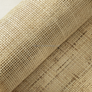 Papier peint en raphia tissé à la main respectueux de l'environnement Revêtement mural naturel pour les intérieurs de maisons et d'hôtels - Product Image 4