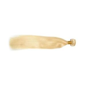 Extensiones de Cabello Humano con Cordón, Cola de Caballo, Cabello Virgen, Puntas Completas, Color Rubio Claro - Product Image 2