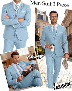 Traje de Boda Elegante para Hombre, Pantalón y Chaqueta de Diseñador, Esmoquin - Product Image 6