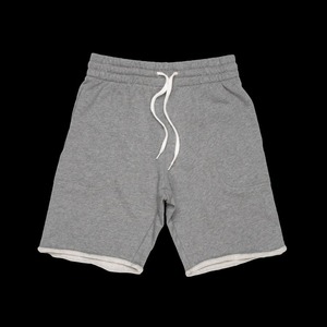 Shorts pour hommes gris en polyester/coton, taille haute élastique, décontractés, respirants, tissés, couleur unie, longueur courte, écologiques, numériques - Product Image 5