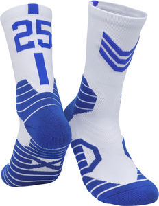 Chaussettes de sport blanches, rouges et noires, tricotées jacquard, respirantes, à motif géométrique, pour le basketball, adultes, été - Product Image 5
