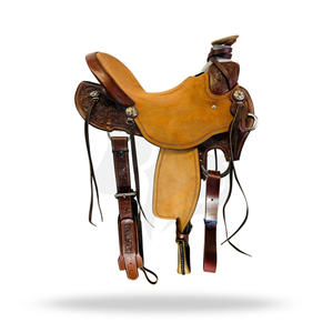 Ranch Western Saddle Horse Riding Saddle Equestrian <b>Equipment</b> - Product Image 1