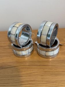 Elegant Metal Napkin <b>Rings</b> 4 Pcs Customizable Designs Food Grade Napkin <b>Ring</b> Restaurant Hotel Supplies <b>Cheap</b> Price - Product Image 6