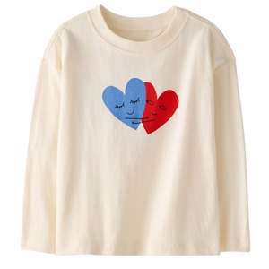 Sudadera para Niños, Poliéster/Algodón, Tejido de Rizo Francés, Cuello Redondo, Estampado Completo Informal, Corte Cuadrado, Mangas Normales, Transpirable - Product Image 1