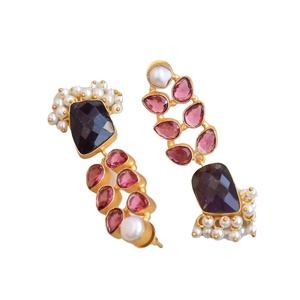 Classic Gemstone <b>Drop</b> <b>Earrings</b> With Precious Gemstone <b>Drops</b> Rhodium Plated And Artisan Produced Quality Jewelry - Product Image 5