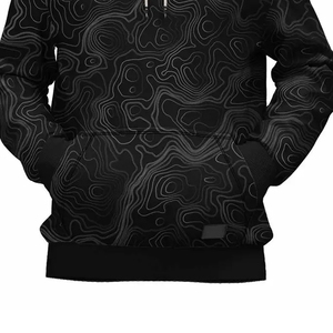 Men Digital Sublimation <b>Fleece</b> 100% Polyester Eco-Friendly Breathable <b>Thermal</b> Long Sleeve Winter Pullover Hoodie OEM Custom - Product Image 4