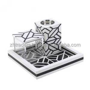 Juego de quemador de incienso con incrustaciones de perlas de lujo artístico hecho a mano con conchas de nácar Ideal Ramadán Eid Y REGALOS FESTIVOS - Product Image 3