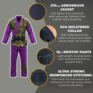 Uniforme de Jiu Jitsu Brasileño RTS de Alta Calidad, Hecho a Medida, Profesional, 450 g/m², con Logotipo Personalizado, Kimono para Luchadores AS-JJ-4818 - Product Image 2