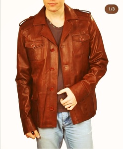 Chaqueta de cuero personalizada para hombre, a la moda chaqueta de cuero, hecha en paquistaní, el mejor precio - Product Image 4