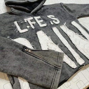 Nouvelle Arrivée - Sweat à Capuche Homme Personnalisé en Polaire Effet Vieilli - Séchage Rapide & Respirant 100% Coton Style Formel - Product Image 4