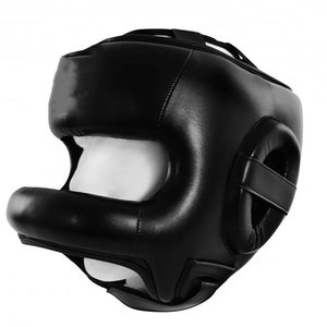 Casco de Kickboxing de Cuero PU para MMA, con Acolchado Grueso de Espuma, Cobertura Total para Boxeo, MMA y Artes Marciales, Cómodo - Product Image 1