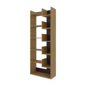 ตู้หนังสือและชั้นวางหนังสือเมลามีนสีขาวแบบเปิด - Product Image 2