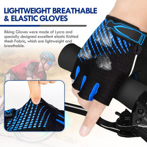 Guantes de Ciclismo Hechos de Cuero, Guantes de Ciclismo de Material Duradero, Guantes de Ciclismo Cómodos - Product Image 5