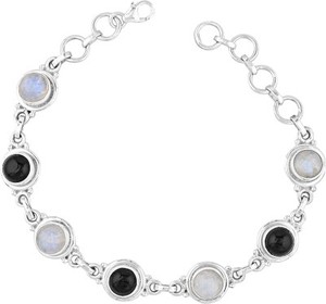 Pulsera de plata de ley 925 con piedra ojo de tigre para uso diario, unisex, con cadena y eslabones, joyería de Jaipur, pulsera al por mayor. - Product Image 2