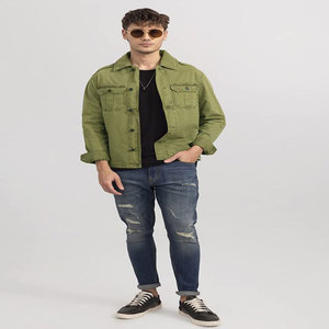 2024 camisas de vestir de manga larga de algodón transpirable personalizadas para hombres, cuello levantado antiarrugas para adolescentes de oficina, verano Formal - Product Image 6