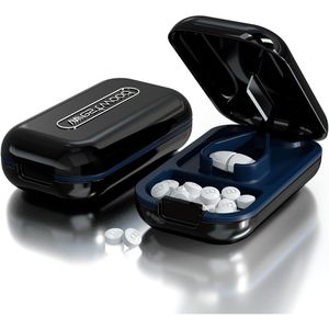 Tagliapillole Portatile Compatto, Divisore di Pillole per Grandi Medicinali, Taglia Vitamine, con Custodia Inclusa - Product Image 1