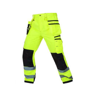 Overoles de Trabajo Unisex de Alta Visibilidad, de Algodón y Poliéster, Reflectantes, Resistentes al Viento, con Certificación CE, Protección Contra Pinchazos - Product Image 6