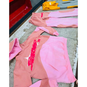 Conjunto Deportivo Personalizado para Hombre con Estampado Puff, Pantalones Jogger Acampanados y Sudadera, 100% Algodón - Product Image 1