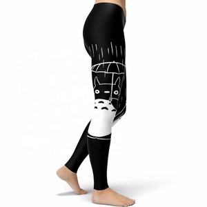 Leggings minces sans couture taille haute pour femmes pantalons de yoga de fitness de sport imprimés avec Leggings à motif solide Scrunch Butt - Product Image 4