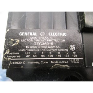 Interruptor de Circuito General Electric TEC36015 de 3 Polos - Equipo y Piezas de Semiconductores de Confianza de Marca Global - Product Image 1