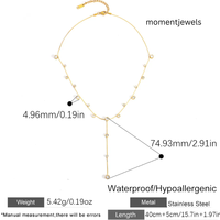 Collier chaîne à maillons en zircon en acier inoxydable 304 plaqué or rose, bijou tendance avec pendentif pour femme, cadeau de fête